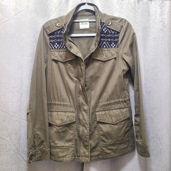 MUDD Military Jacket Embroidery size Large - Picture 3 of 16